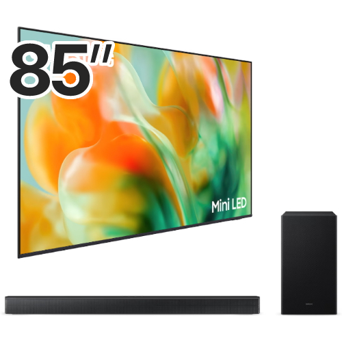삼성전자 Mini LED KU85MH80AFXKR (벽걸이+사운드바, HW-B650F)_이미지