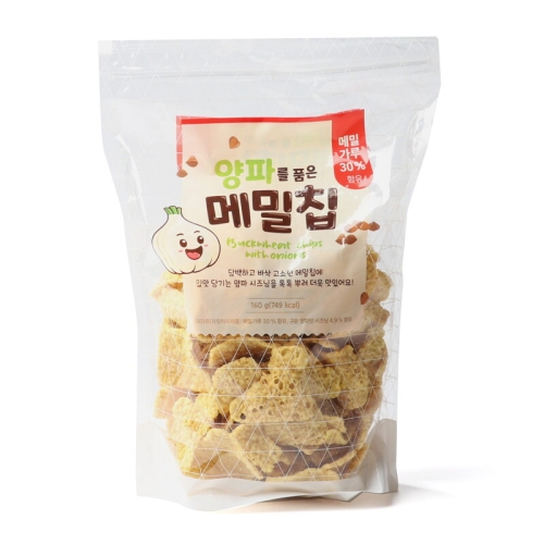 싱싱푸드 양파를 품은 메밀칩 160g (9개)_이미지