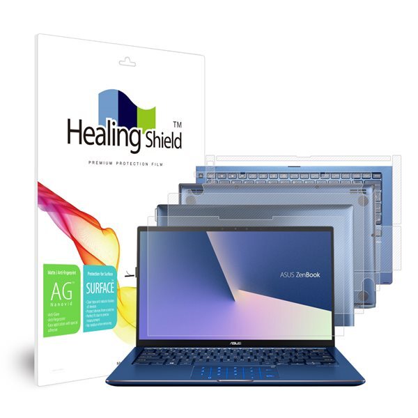 폰트리 힐링쉴드 ASUS 젠북 플립 UX362FA 저반사 지문방지 (액정보호필름 + 외부보호필름 3종 세트)_이미지