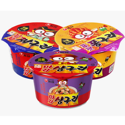 농심 마라샹구리 103g x 2개+푸팟퐁구리 104g x 2개+김치짜구리 107g x 2개 (1개)