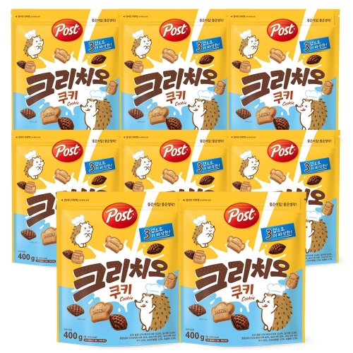 동서식품 포스트 크리치오 쿠키 400g (8개)_이미지