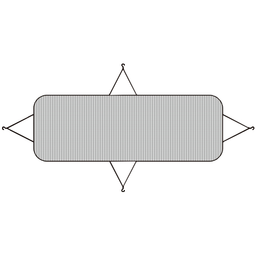가쯔 에어컨 실외기 커버 중형 [2개]