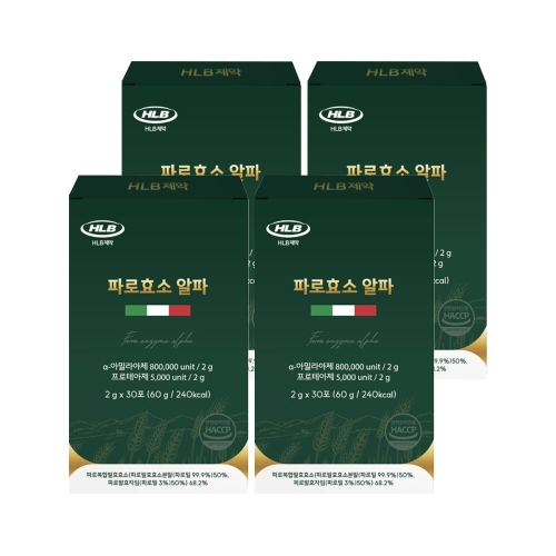 HLB제약 파로효소 알파 30포 (4개)_이미지