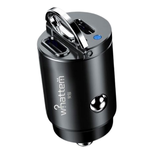 왓템 130W 초미니 차량용 시거잭 충전기