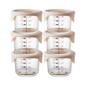 락앤락 리틀럽 바로한끼 이유식 용기 원형 230ml (6개)_이미지