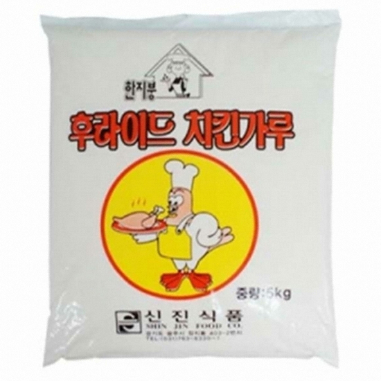 신진식품 후라이드 치킨가루 5kg이미지입니다. 누르면 해당 게시물로 새창이동합니다.