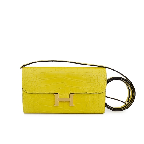 에르메스 엘러브 엘리게이터 콘스탄스투고 미모사 로즈골드 B각인 4HL0107_이미지