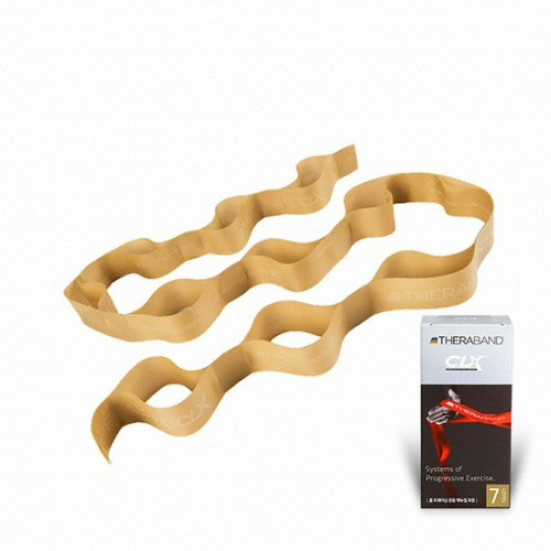 하이제닉 세라밴드 CLX 루프형 탄력밴드 (7단계, 골드)_이미지