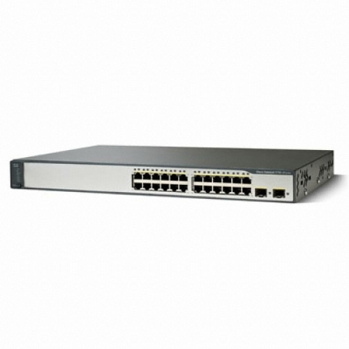 CISCO WS-C3750V2-24FS-S PoE 스위치허브