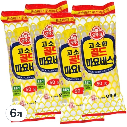 오뚜기 고소한 골드 마요네스 50g (6개)_이미지