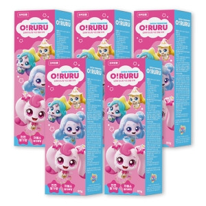 그린원일 오루루 캐치티니핑 덴탈 치약 80g (8개)_이미지