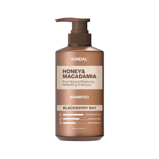 쿤달 허니 앤 마카다미아 네이처 샴푸 블랙베리베이 500ml (1개)_이미지