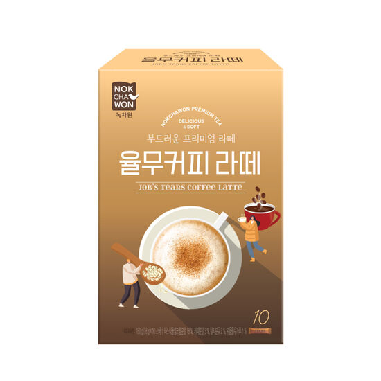 녹차원 율무커피라떼 10T (1개)_이미지