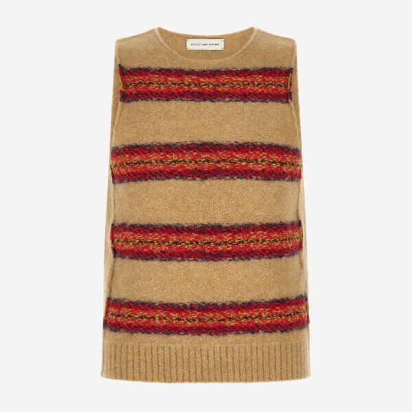 DRIES VAN NOTEN 마나도 스트라이프 니트 조끼 262021235