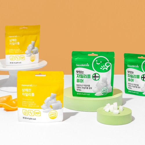 내츄럴플러스 상쾌한 자일리톨 40g (4개)_이미지