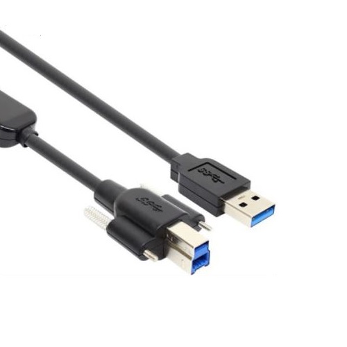 강원전자 NETmate CBL-D302S USB3.0 AM-BM(Lock) 리피터 케이블