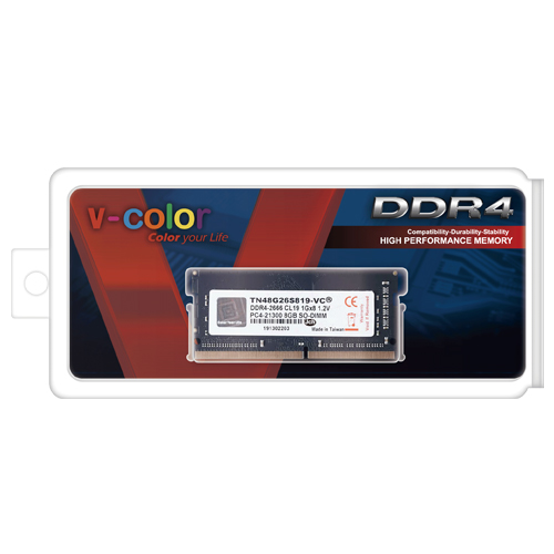 V-Color BLACK 노트북 DDR4-2666 (8GB)_이미지