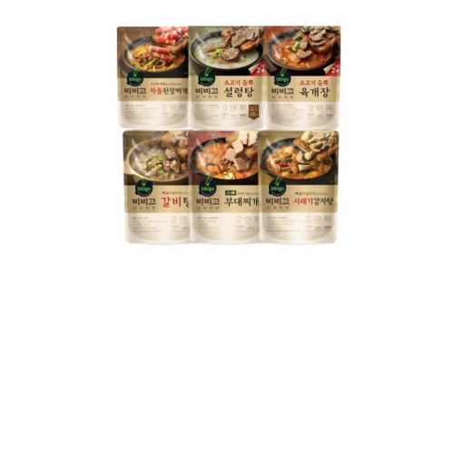 CJ제일제당 비비고 프리미엄 국탕찌개 6종