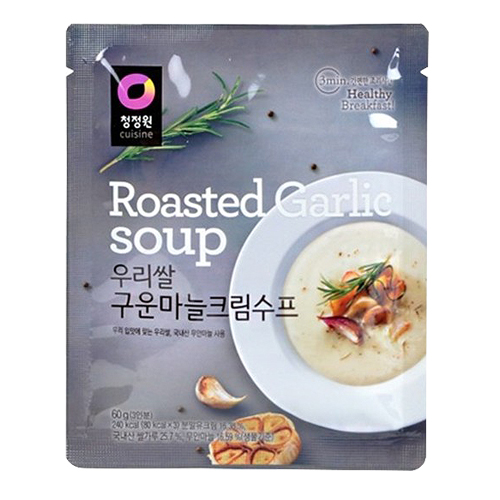 대상 청정원 우리쌀 구운마늘 크림수프 60g (10개)_이미지