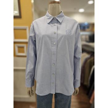 BCBG 세이브존01 베이직 로고자수 셔츠 B6A1B407 51 _A E49379665_이미지