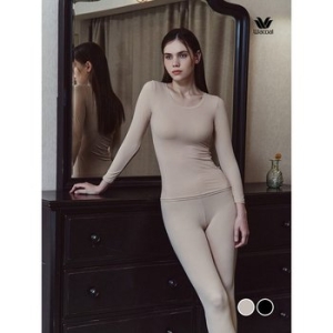 신영와코루 얇고 부드러운 극세사 여성 내의세트 WLGE001S P376022301