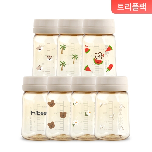 하이비 PPSU 에잇벤트 젖병 170ml (노꼭지) (3개)_이미지