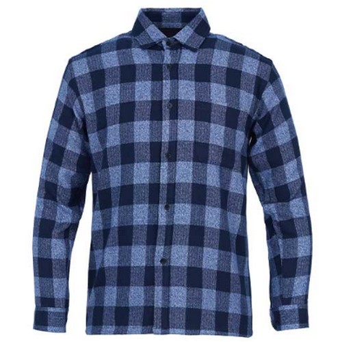 김영주골프 소프트 깅엄 체크 캐주얼 남방 골프 셔츠 DOBMSH08_이미지