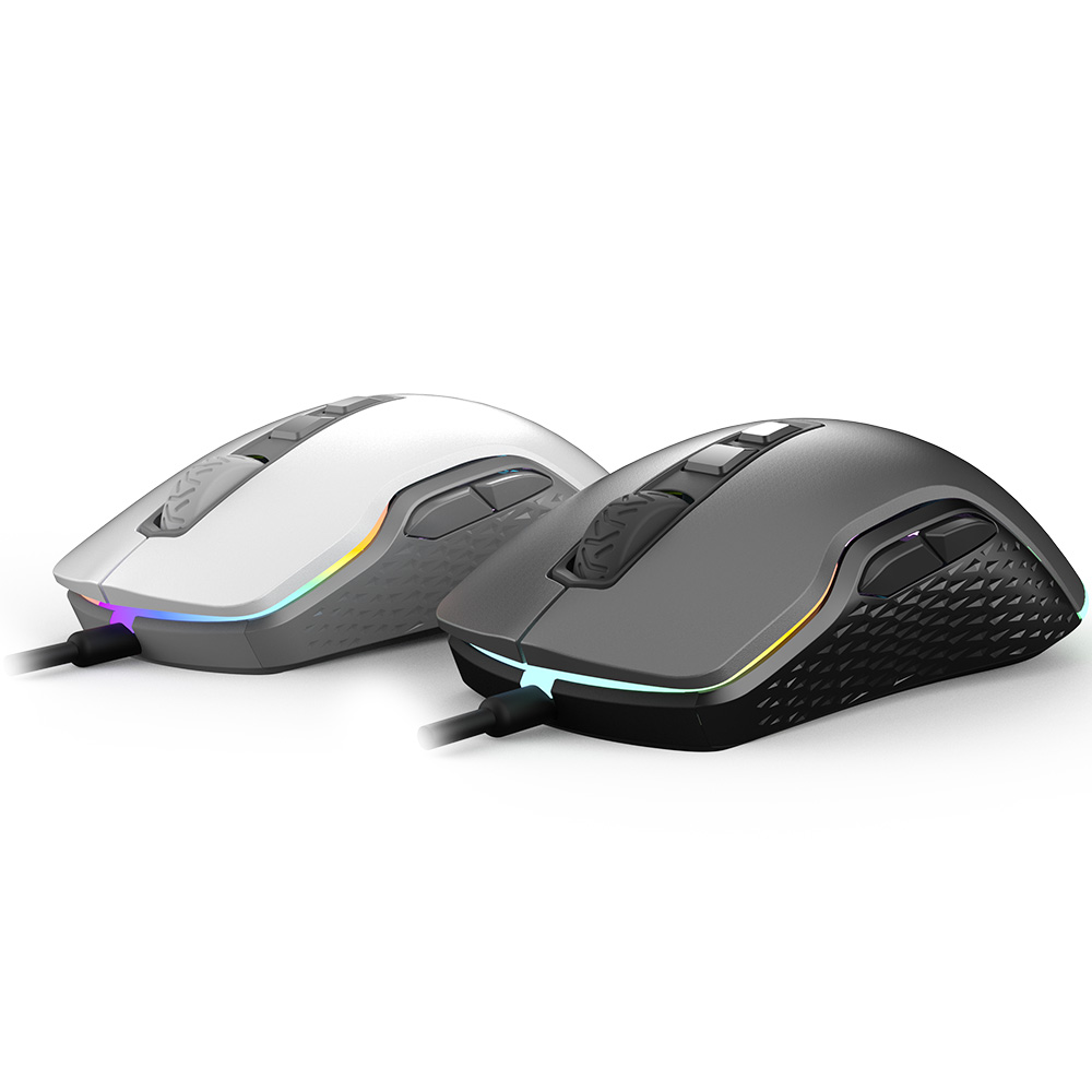 마이크로닉스 MANIC Z-G106 RGB 게이밍 마우스 (화이트)_이미지