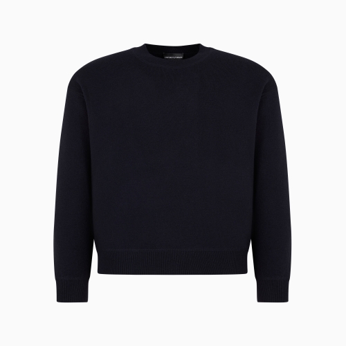 엠포리오 아르마니 엠포리오 트래블 에센셜 플러시 니트 버진 울 점퍼 EM000103 AF10401 UB118_이미지