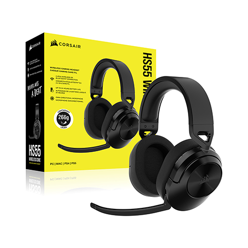 CORSAIR HS55 CORE 무선 블루투스 게이밍 헤드셋 (해외구매)_이미지