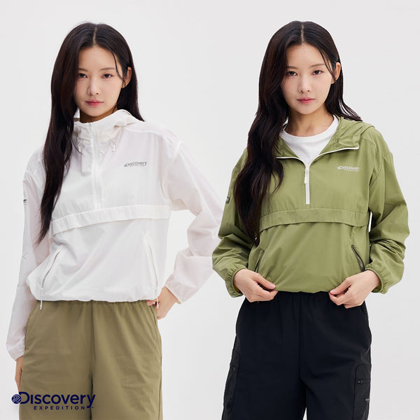 프레시벤트 아노락 크롭 바람막이 DWWJ91053-ORD
