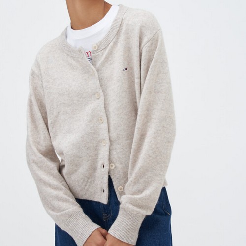 타미진스 울 블렌드 크루넥 가디건 T32C6KCD12TWT2_이미지