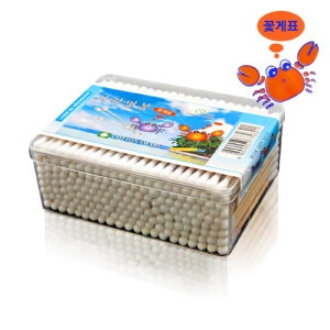  사각면봉 200P 꽃게표