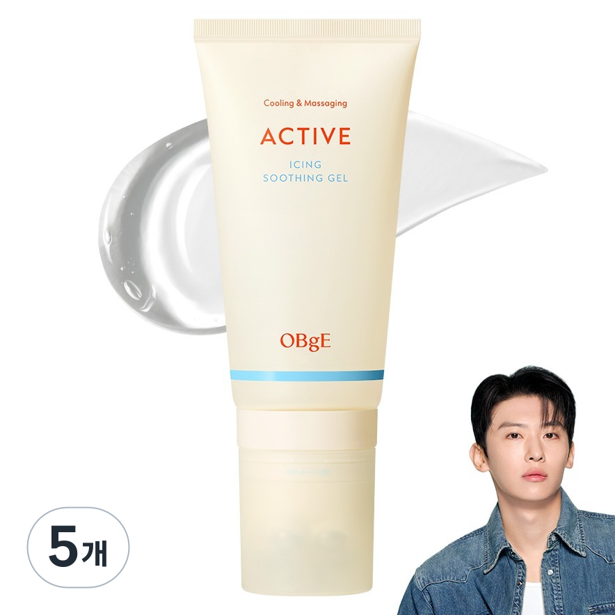 오브제 남성 액티브 아이싱 수딩젤 150ml (5개)