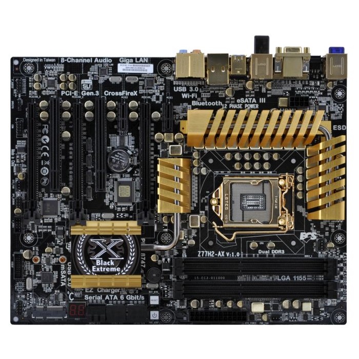 ECS Z77H2-AX Black Extreme Golden_이미지