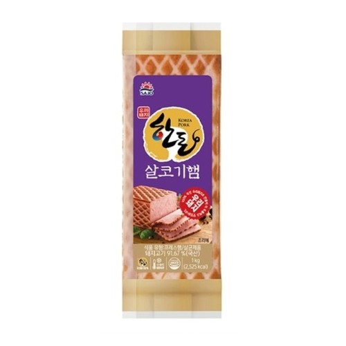 사조대림 한돈 살코기햄 1kg이미지입니다. 누르면 해당 게시물로 새창이동합니다.