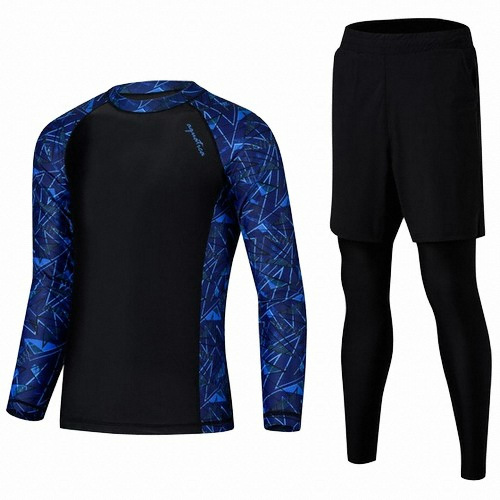 남성 래쉬가드 상하 2종세트 AQAMAW-PL