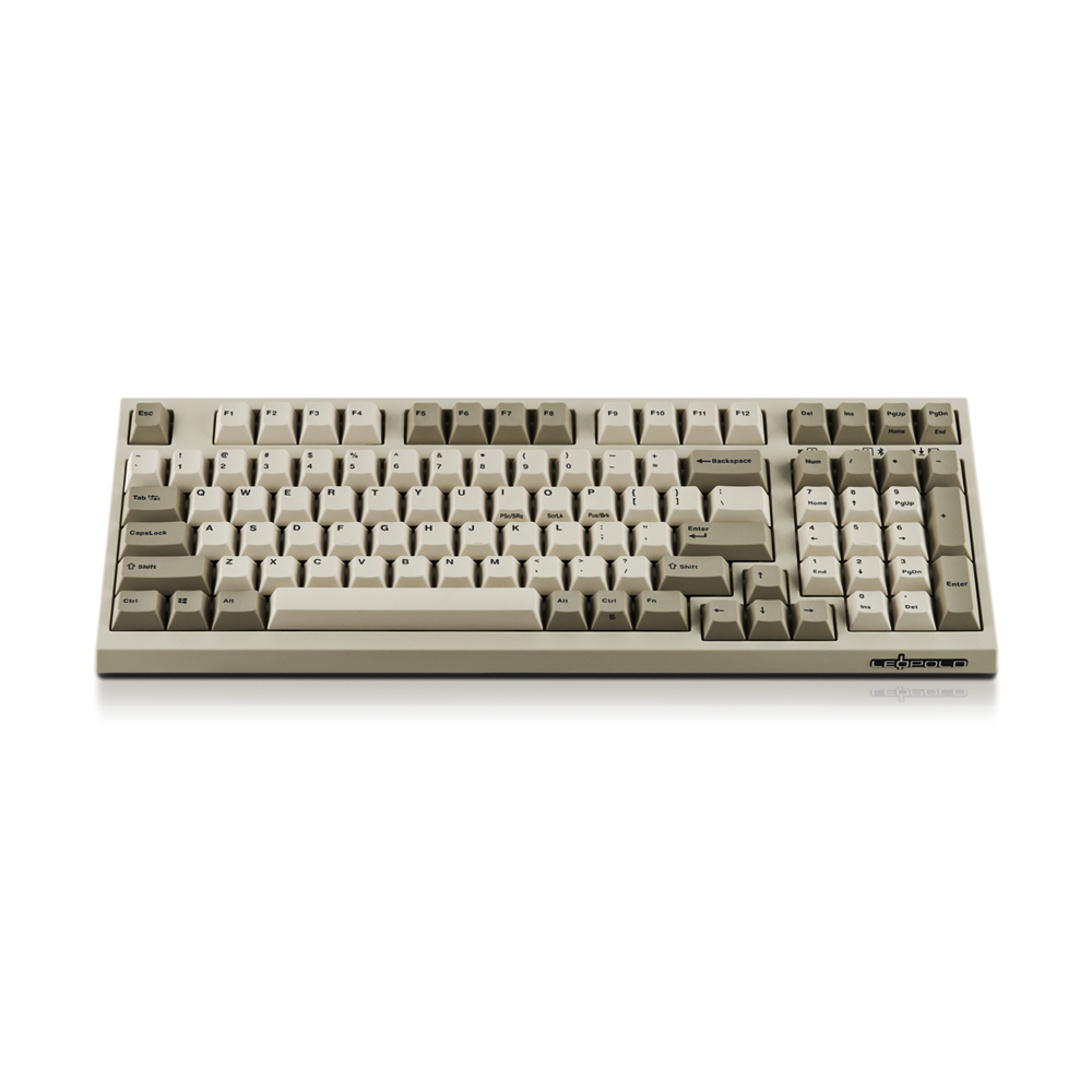 레오폴드 FC980MBT PD 화이트 투톤 영문 (저소음 적축)_이미지