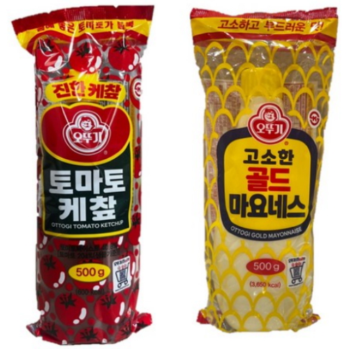 토마토 케찹 500g + 고소한 골드 마요네스 500g