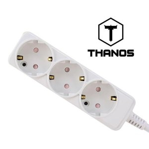 에이치플러스몰 CARNIX 타노스 일반 멀티 콘센트 3구16A1.5m W4AA2B6