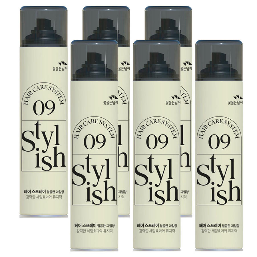 꽃을든남자 헤어케어 시스템 헤어 스프레이 달콤한과일향 300ml (6개)_이미지