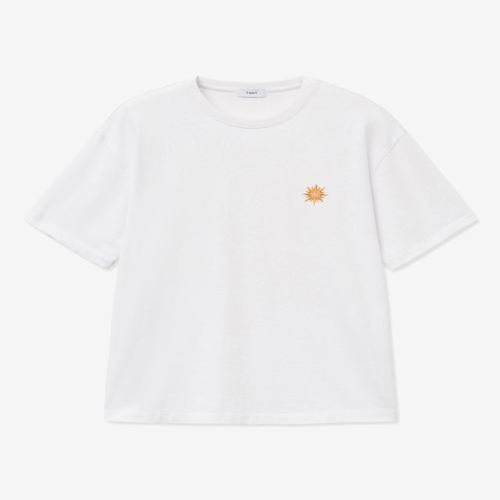 TNGT Embroidery Logo T-Shirt White TNTS5E209WT_이미지