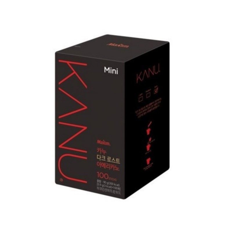 동서식품 카누 미니 다크 로스트 아메리카노 100개입 (2개)_이미지