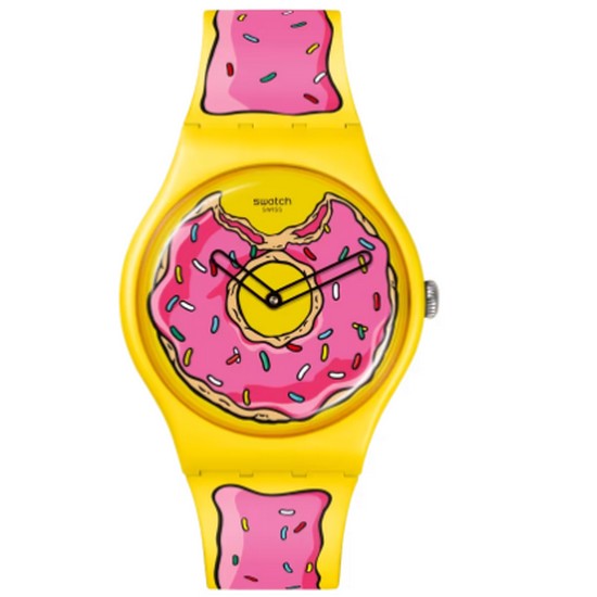 스와치그룹 스와치 THE SIMPSONS COLLECTION SECONDS OF SWEETNESS SO29Z134