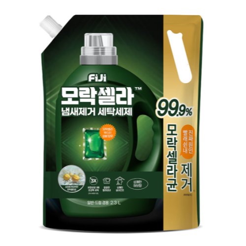 LG생활건강 피지(FIJI) 모락셀라 냄새제거 상쾌한 허브향 리필 2.3L (2개)