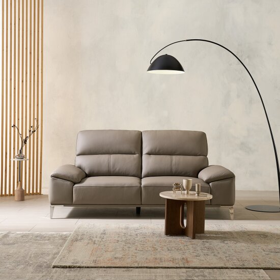 리바트 더 마제스 천연가죽 소파 3인용