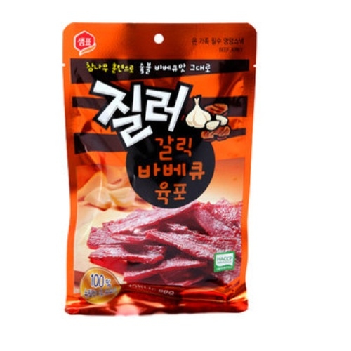 질러 갈릭 바베큐 육포 100g