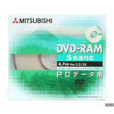 미쓰비시 DVD-RAM 4.7GB 5x 쥬얼 5장_이미지