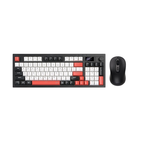 지클릭커 OFFICEPRO WMK90 사일런스 M 94 무선 키보드 마우스 세트 (Poker)_이미지