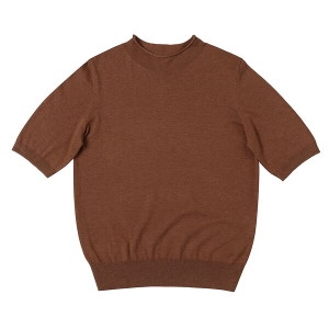 인동에프엔 쉬즈미스 모크넥 하프 슬리브 니트 SSKPOP32090